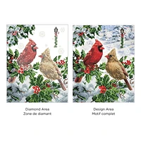 Diamond Dotz, Cardinal, Age 14+, Christmas, Festive, Diamond Art Kit, Crafts