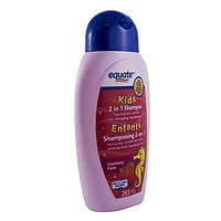 Equate Kids 2 in 1 Strawberry Shampoo & Conditioner, Volume 265mL