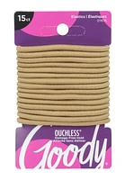 Goody Ouchless Blonde Hair Elastics - No Metal - 15Ct, Goody Elastics