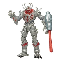 Marvel Mech Strike Mechasaurs 4.5" Ultron Primeval with T-R3X Mechasaur Action Figures, Super Hero Toys, Ages 4 and Up