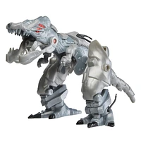 Marvel Mech Strike Mechasaurs 4.5" Ultron Primeval with T-R3X Mechasaur Action Figures, Super Hero Toys, Ages 4 and Up