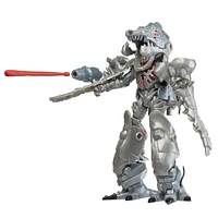 Marvel Mech Strike Mechasaurs 4.5" Ultron Primeval with T-R3X Mechasaur Action Figures, Super Hero Toys, Ages 4 and Up