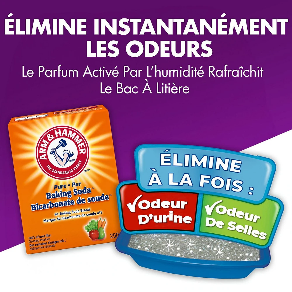 Désodorisant pour litière de chats ARM & HAMMER(MC) à protection double 850g
