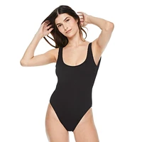 No Boundaries Women's Scoop Neckline Swimsuit