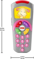 Fisher-Price Laugh & Learn Sis’s Remote Baby & Toddler Learning Toy with Music & Lights - English Edition