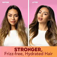 OGX Frizz-Free Keratin Smoothing Oil Shampoo for Frizzy Hair, Large size, 750ml