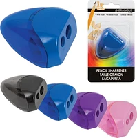 Merangue Twin-Hole Ballet Style Pencil Sharpener, 6 Pack