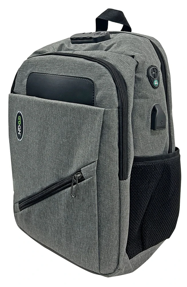 GOON Grey Laptop Tech Backpack