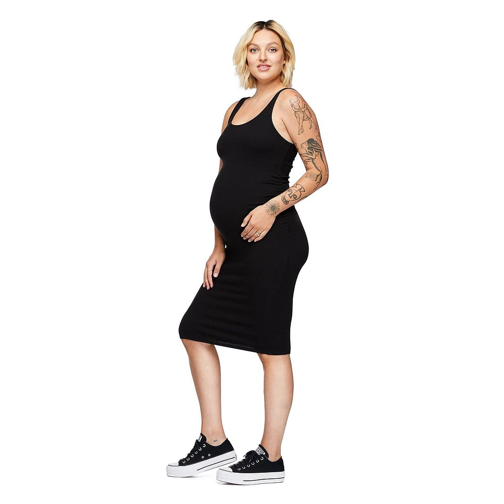 Robe mi-longue sans manches Paisley Sky Maternité