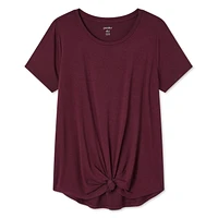 T-shirt de coupe tunique à manches courtes Paisley Sky Maternité