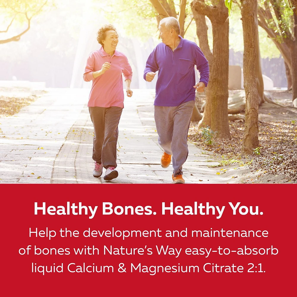 Nature's Way Calcium Magnesium Strawberry Liquid