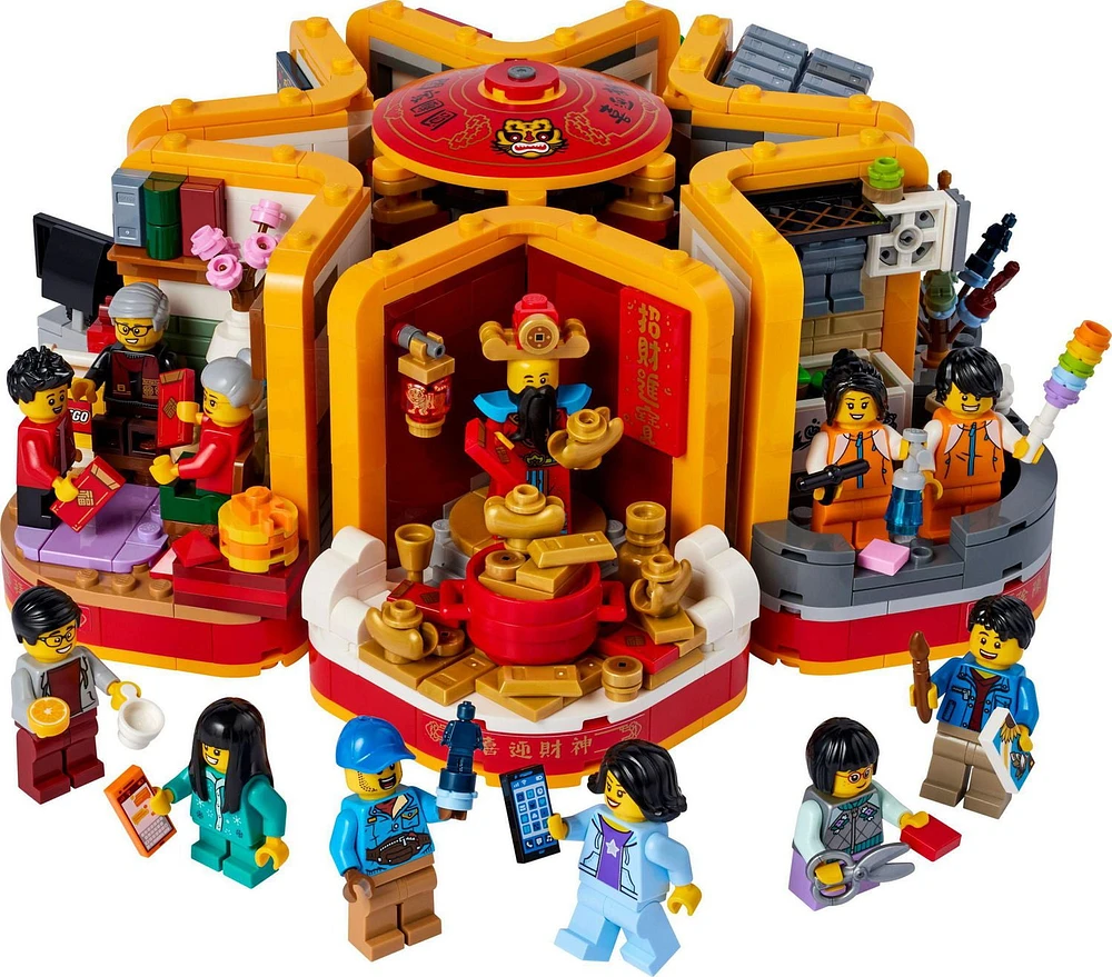 LEGO Lunar New Year Traditions 80108 Toy Building Kit (1,066 Pieces)