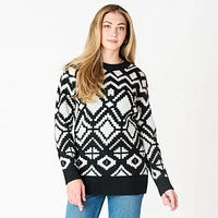 DV L/S Jacquard sweater, sweater