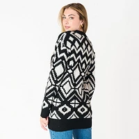 DV L/S Jacquard sweater, sweater