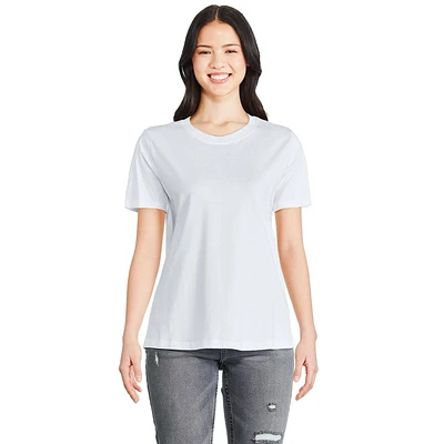 T-shirt à encolure ras du cou George pour femmes Tailles TP–TTG