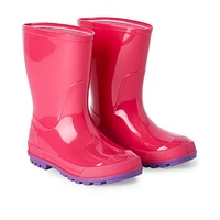 George Toddler Girls' Rubber Boots, Sizes 5-10