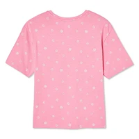 George Girls' Printed Tee, Sizes XS-XL