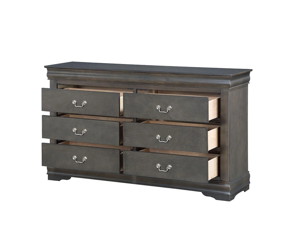 ACME Louis Philippe Dresser in Dark Gray