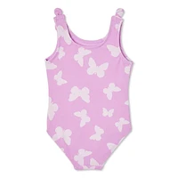 George Toddler Girls' Swimsuit 1-Piece, Sizes 2T-5T