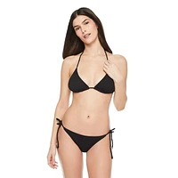 No Boundaries Women's String Bikini Top