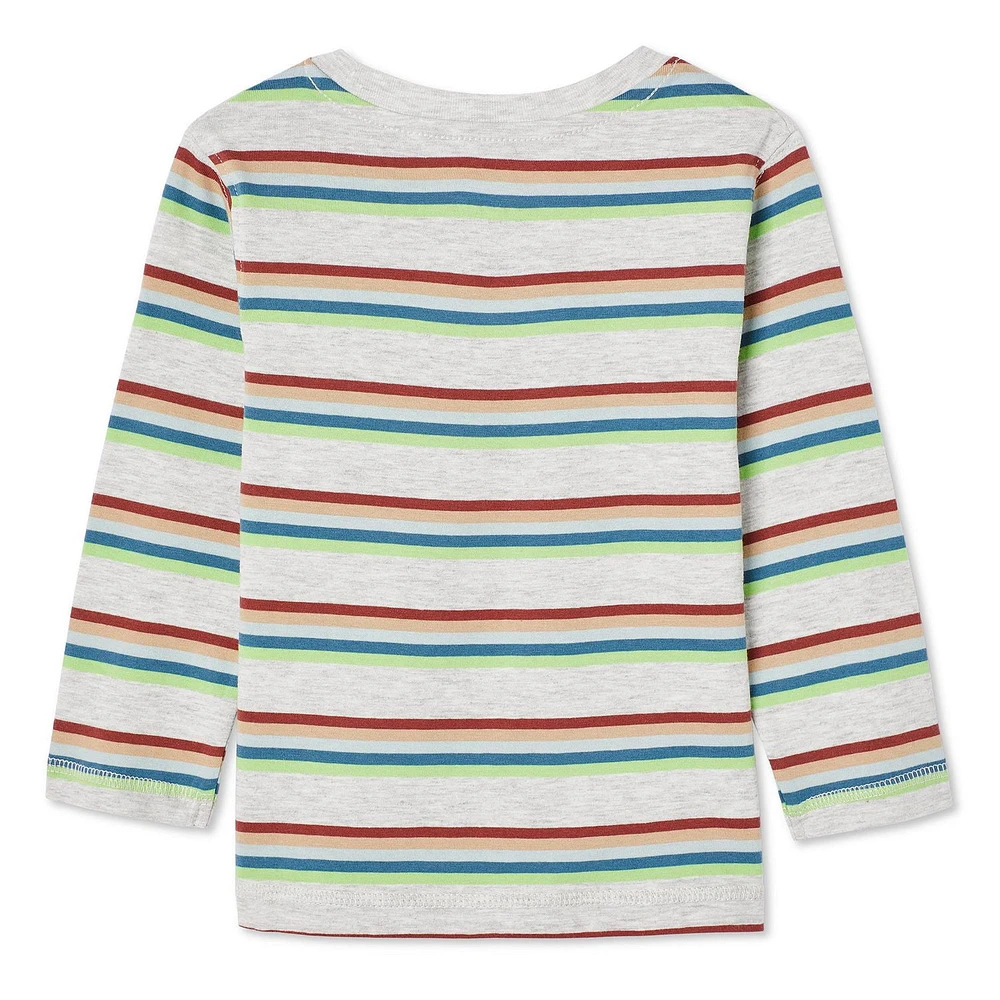 T-shirt à manches longues George pour petits garçons Tailles 2T-5T