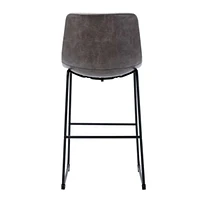 Heavenly Collection Gray Bar Stool 30"