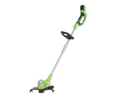 Greenworks Coupe-bordure sans fil 24 V 12 pouces, batterie et chargeur non inclus - Outil seulement