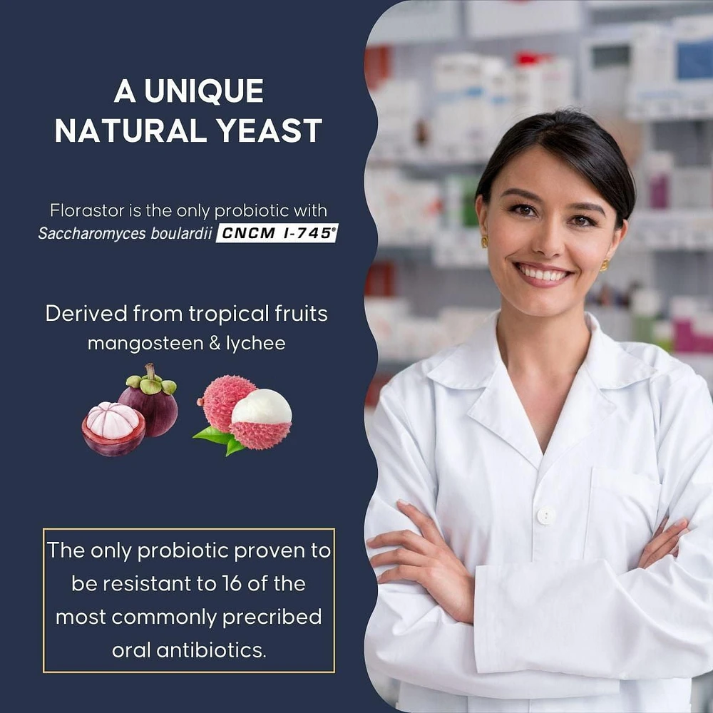 Florastor Daily All-In-1 Probiotic - 20 caps, Helps support your gut health.