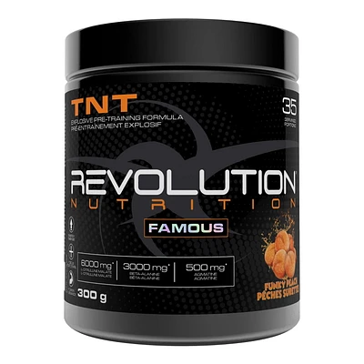 Revolution Nutrition TNT Blast pêches surettes pré-entraînement
