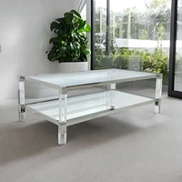 Jacques Coffee Table in Silver