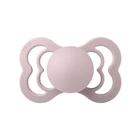 BIBS Supreme Baby Pacifiers | BPA-Free Natural Rubber Pacifier | Made in Denmark | Set of 2 Soothers (0-6 Months)