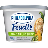 Philadelphia Whipped Jalapeno Cheddar Cream Cheese Product, 227g