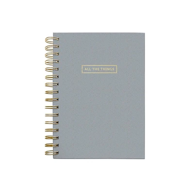 Think Ink Twin Wire Textured Journal Gray