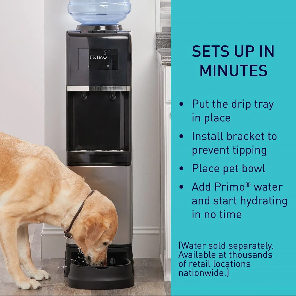 Primo Water Dispenser with Pet Station