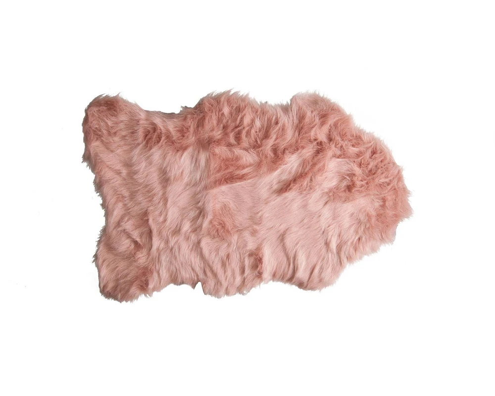 H-Luxe 2'X3' Gordon Faux Sheepskin Rug