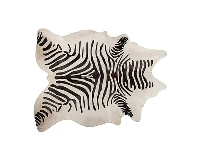 TOGO ANIMAL PRINT COWHIDE RUG - ZEBRA/LEOPARD/TIGER/CHEETAH - 5' X 7'