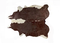 H-Natural Kobe Cowhide 6'X7' Rug