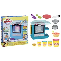 Play-Doh Kitchen Creations Rising Cake Oven Bakery Playset with 5 Modeling Compound Colors, Non-Toxic, Ages 3+