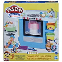 Play-Doh Kitchen Creations Rising Cake Oven Bakery Playset with 5 Modeling Compound Colors, Non-Toxic, Ages 3+