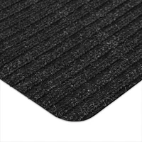 30-inch x 48-inch + 16-inch x 24-inch BOGO Charcoal Needlepunch Mats with Vinyl Backing