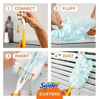 Swiffer Dusters Multi-Surface Duster Refills for Cleaning, Unscented, 10 count