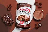 PREMIER PROTEIN CHOCOLATE MILKSHAKE PROTEIN POWDER, 30g protein, 17 servings, 697g