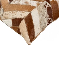 TORINO CHEVRON COWHIDE PILLOW 12"X20" 2-PACK