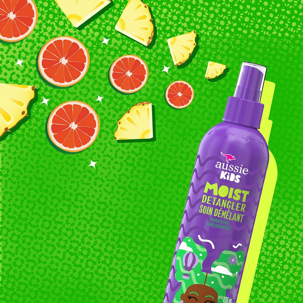 Aussie Kids Moist Detangler for Kids,, 236ML