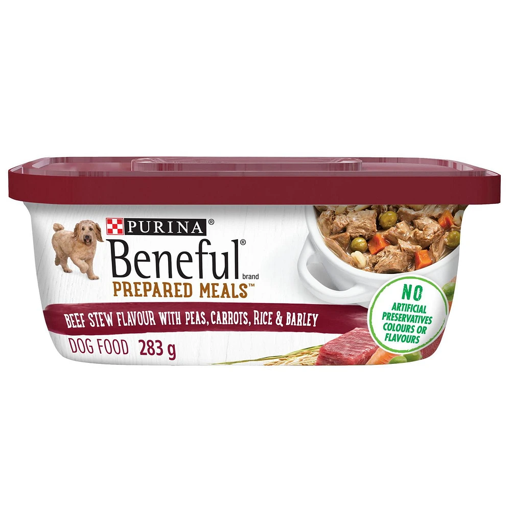 Beneful Prepared Meals Beef Stew Flavour, Wet Dog Food 283 g, 283 g