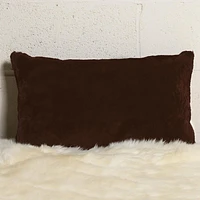 NELSON SHEEPSKIN PILLOW 12"X20" 2-PACK