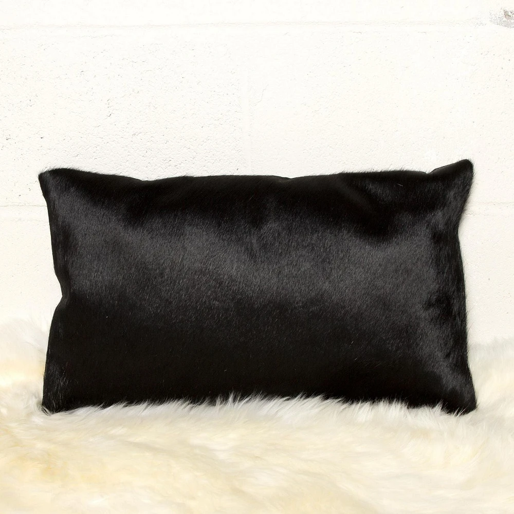 TORINO COWHIDE PILLOW 12"X20" 2-PACK