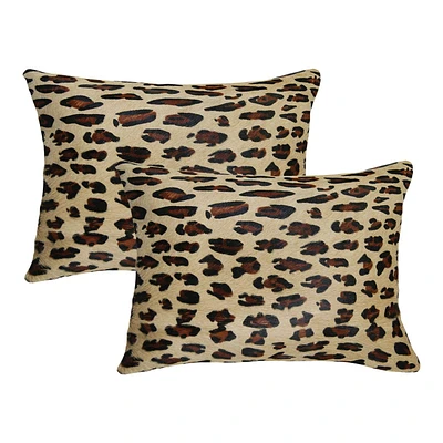 TORINO TOGO COWHIDE PILLOW 12"X20" 2-PACK