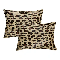 TORINO TOGO COWHIDE PILLOW 12"X20" 2-PACK