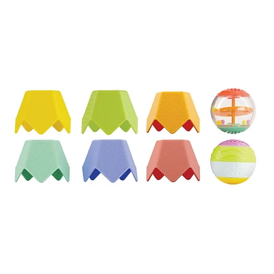ENSEMBLE DE 8 PIÈCES D'ACTIVITÉ Tasses ET BALLES